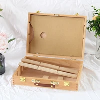oil paint suitcase artist wooden table box easel painting box portable desktop sketch painting hardware art supplies gift kids