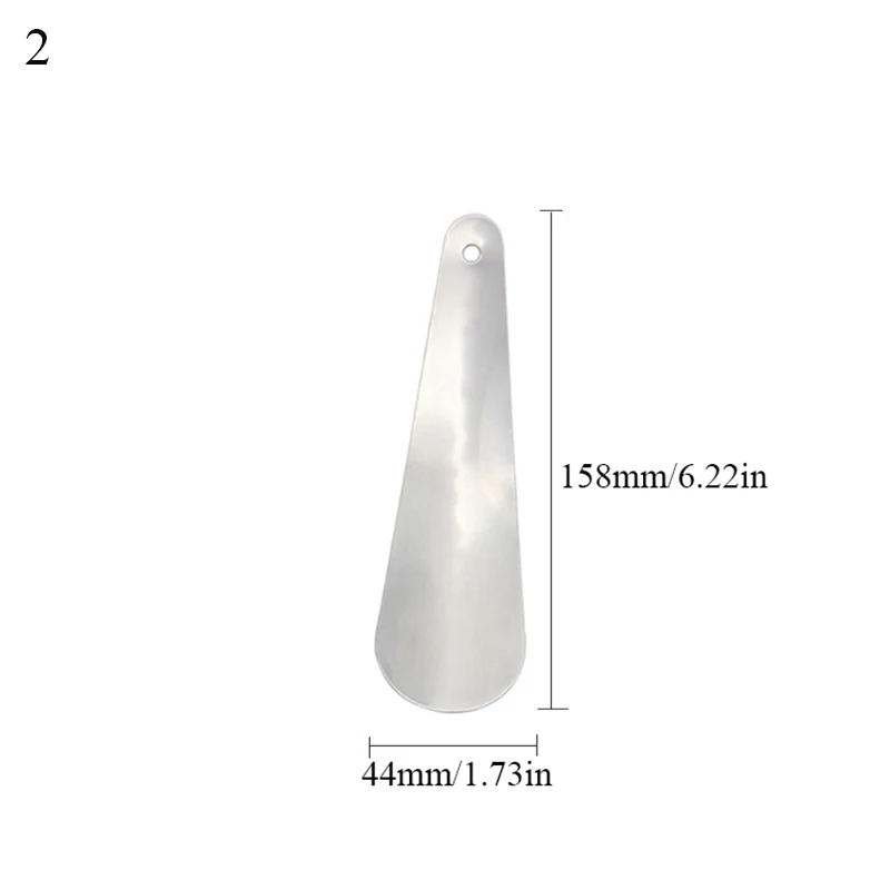 1 шт. Высококачественная портативная серебристая металлическая рожковая ложка