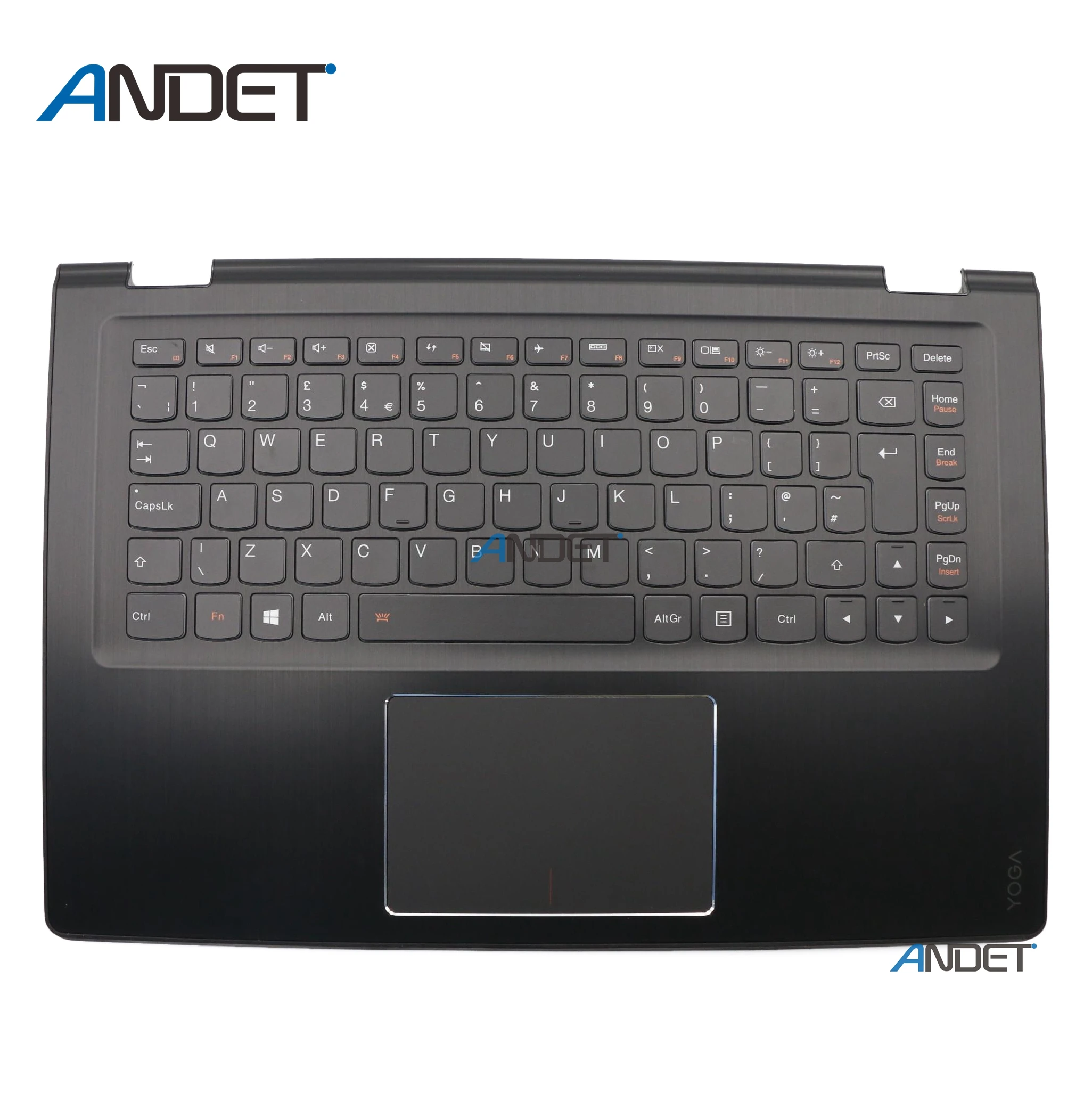 New Original For Lenovo YOGA 3 14 Yoga 700-14 Palmrest Bezel Upper Case C Cover With Backlit Keyboard Touchpad Black