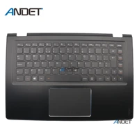 new original for lenovo yoga 3 14 yoga 700 14 palmrest kb bezel upper case c cover with backlit keyboard touchpad black