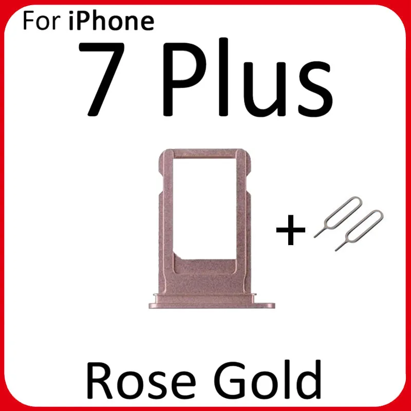 Новинка лоток для Sim-карт Nano держатель Слот iphone 7 7G Plus запасная часть SIM-карты