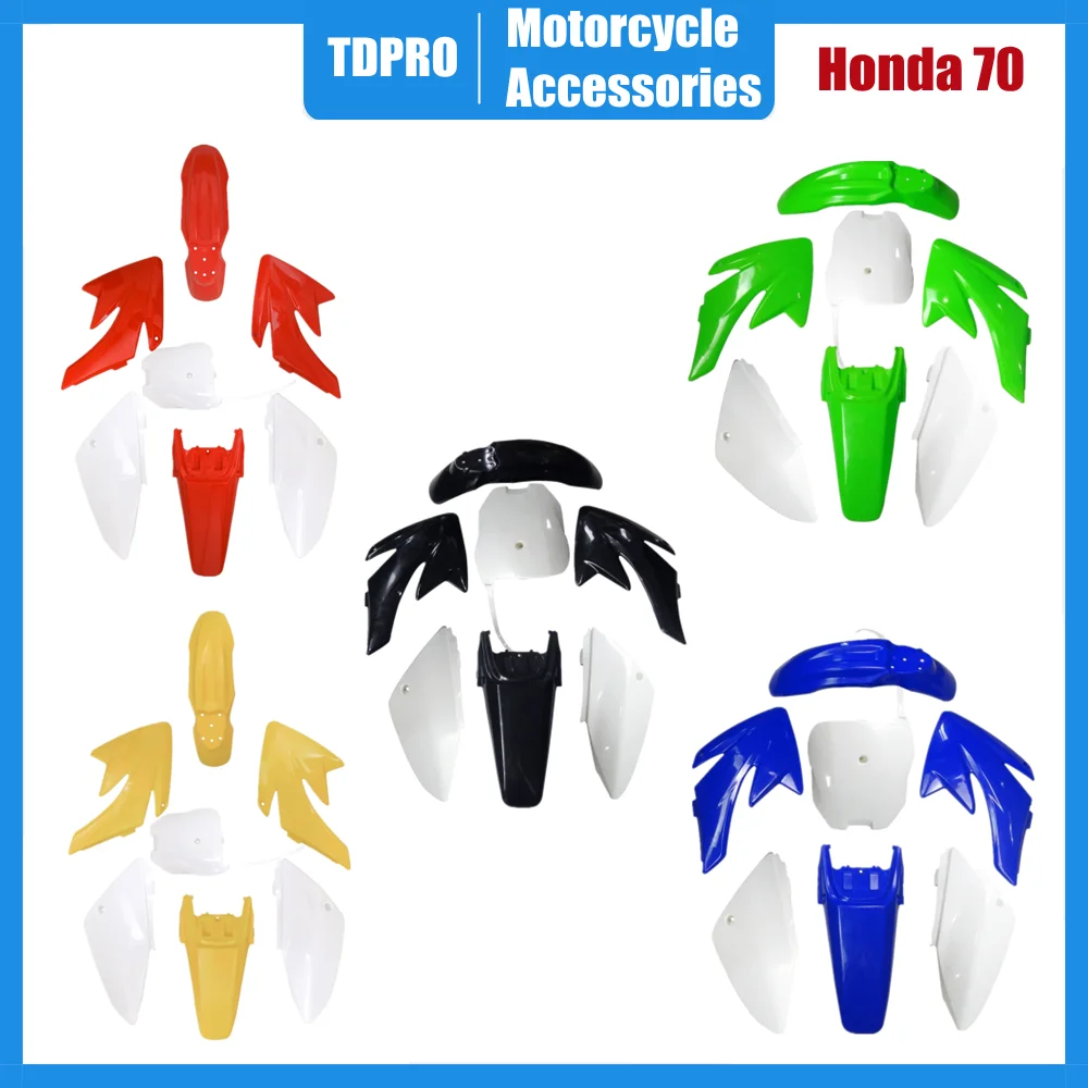 

Plastic Fairings Fender Body for Honda 70 CRF70 Dirt Bike 110cc 125 150cc 160cc PIT Dirt Bike Pitpro Atomik Complete Plastics