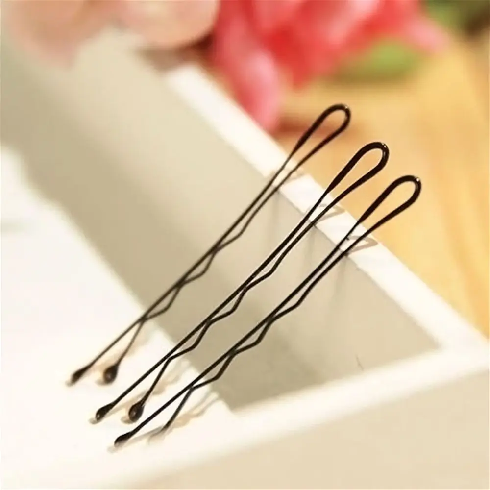 

60pc Black Hair Clip Ladies Hairpins Girls Hairpin Curly Wavy Grips Hairstyle Hairpins Women Bobby Pins Styling Hair Accessories