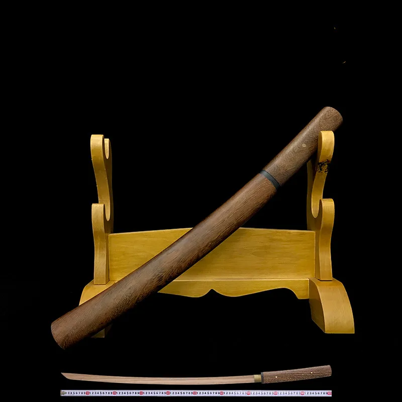 pear wood sword self-defense integrated long knife short sword Dongyang cold weapon warrior blade Not edged