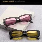 Прямоугольные солнцезащитные очки в европейском и американском стиле, летние дорожные солнцезащитные очки, винтажные брендовые дизайнерские квадратные очки унисекс