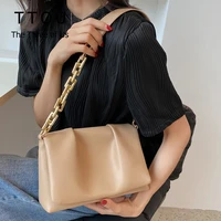 simple pu leather flap crossbody bag for women 2021 casual trendy fashion ladies shoulder handbag female chain travel tote bag