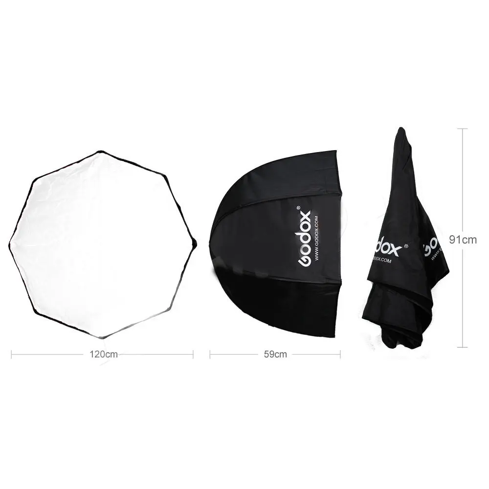 Фотовспышка Godox 80 см 95 120 фотовспышка для софтбокса Brolly|Софтбоксы| |