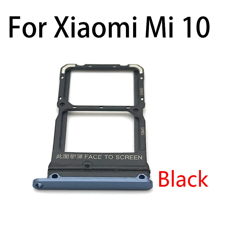Лоток для Sim-карты 50 шт., гнездо адаптера, запасные части для Xiaomi Mi 10, Mi10 Pro, Mi 10T Lite Poco X3 от AliExpress WW