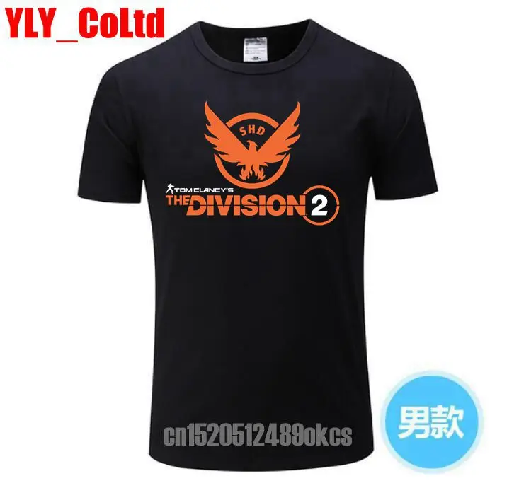 Мужская футболка The Division 2 Tom Clancy's SHD PS4 Xbox PC игровая футболка/Футболка мужская хип