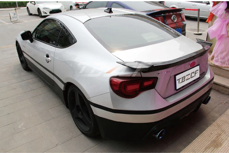 Для Toyota GT86 Subaru BRZ Scion FR-S FRP/углеродного волокна авто задний спойлер багажника крыло 2012