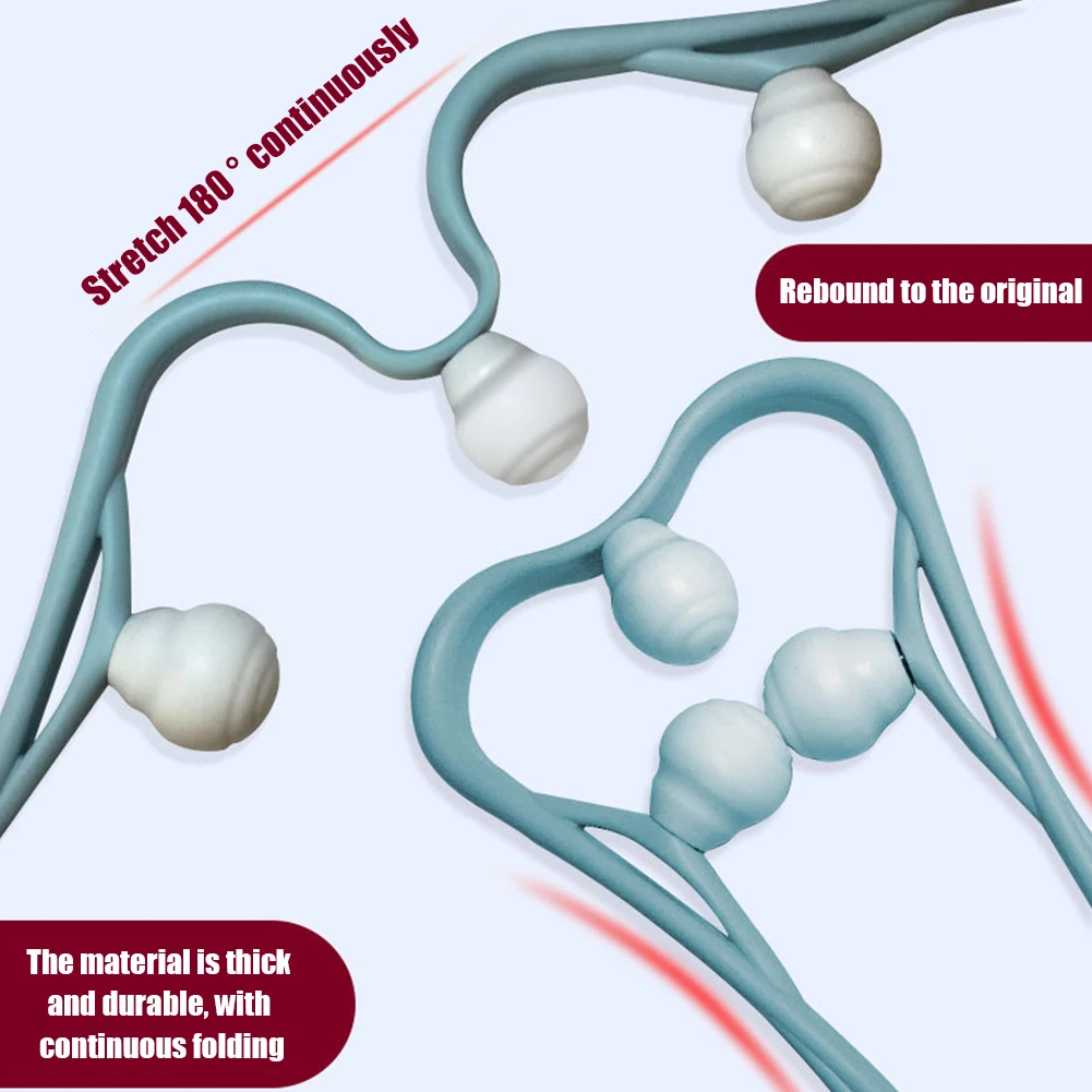 

Anti-slip Handle Manual Cervical Spine Massager Multi-function Manual Neck Roller Shoulder Massage Pain Relief Tools