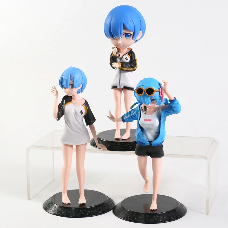 

3pcs/set Re Life In A Different World From Zero Rem PVC Figure Doll Desktop Model Toy Decoration Collection Gift