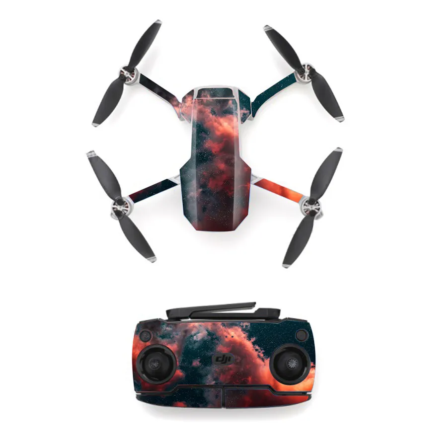 7 стилей s звездное небо стикер для DJI Mavic мини Дрон и пульт дистанционного