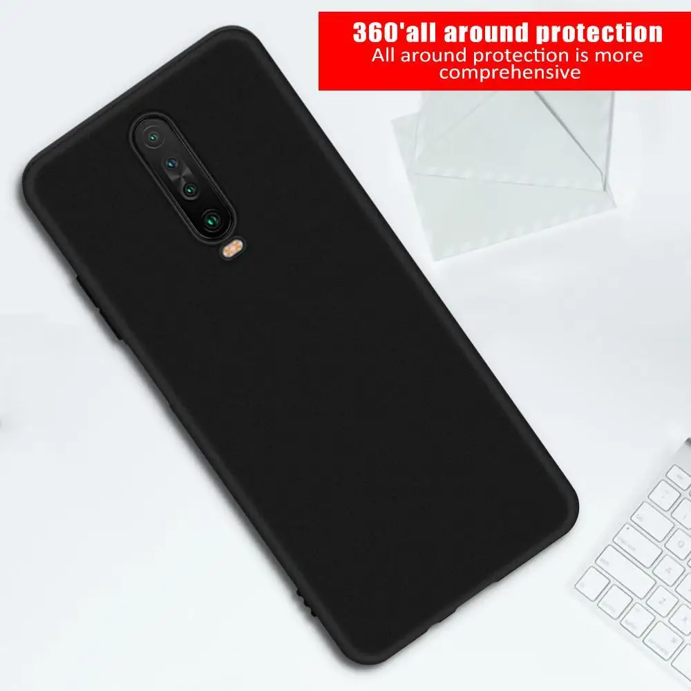 Чехол для Xiaomi Redmi Note 9 10 Pro Max 9S мягкий ТПУ тонкий противоударный матовый чехол Note10