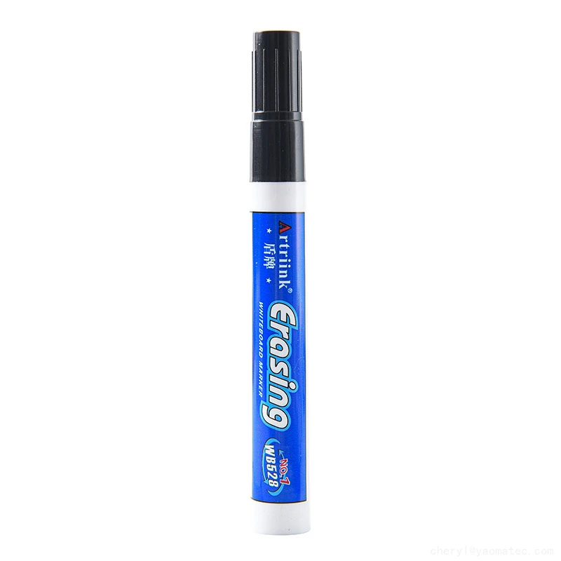 50PCS Whiteboard Pen Erasable Marker Marker Office Teaching Advertising Not Leave Marks Big Head Pen Water-Based Drawing Pen