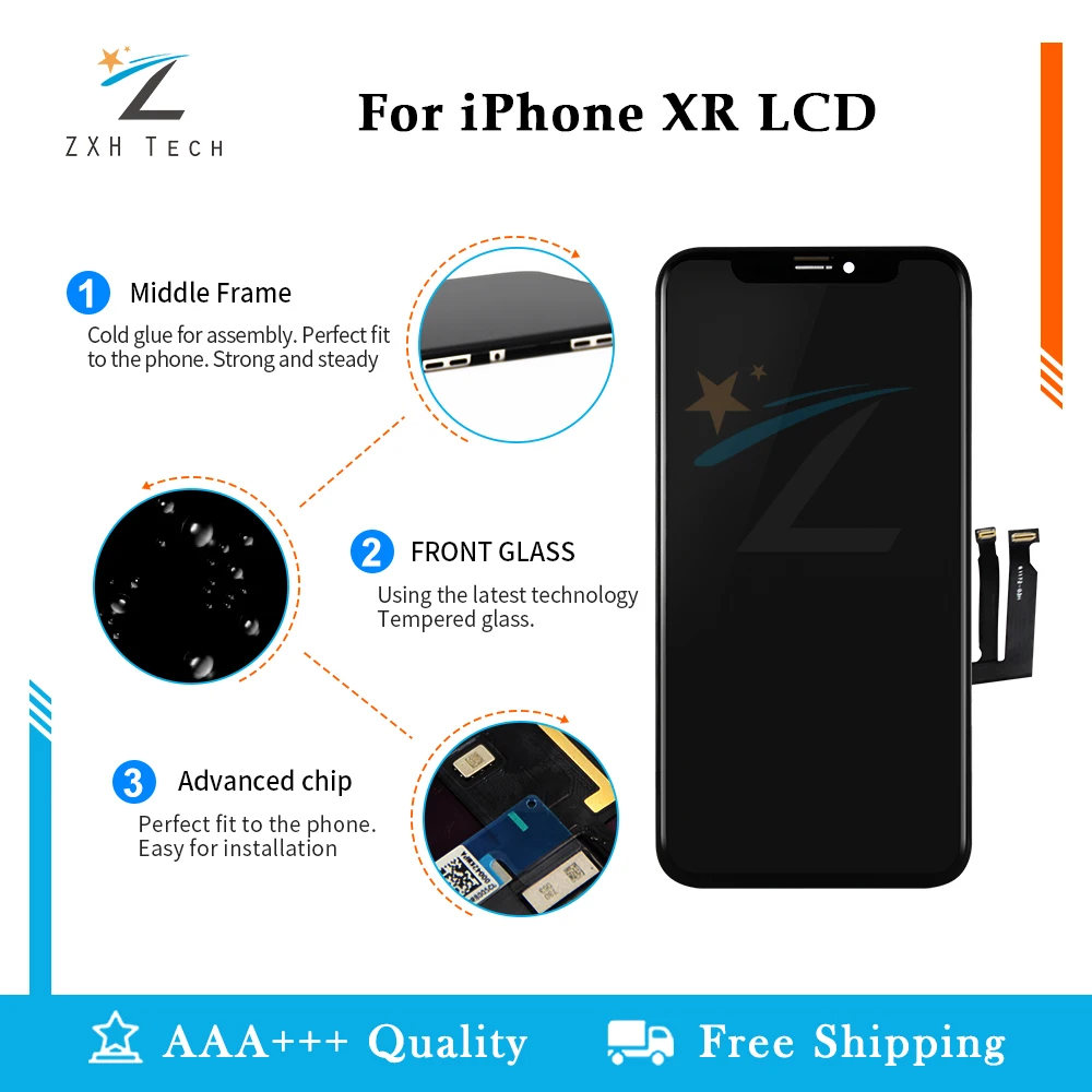 1 шт. OEM сменный ЖК-экран в сборе дигитайзер для iPhone XR lcd сенсорный без битых пикселей с бесплатными инструментами