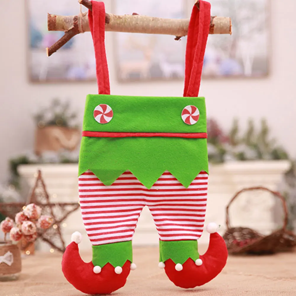 Эльф мешок для конфет Рождество подарка на украшения праздничного вечерние