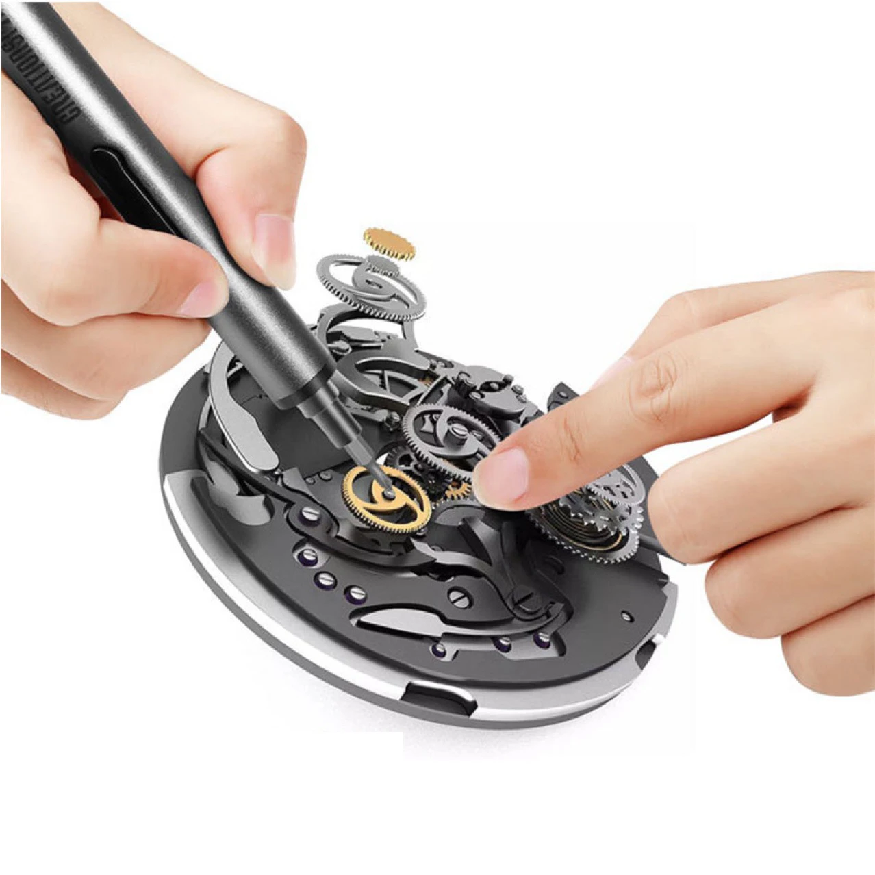 

57 In 1 Electric Screwdriver Precision Magnetic Screwdriver Kit Disassemble Tool Screw Rechargeable Aluminum Case With Light
