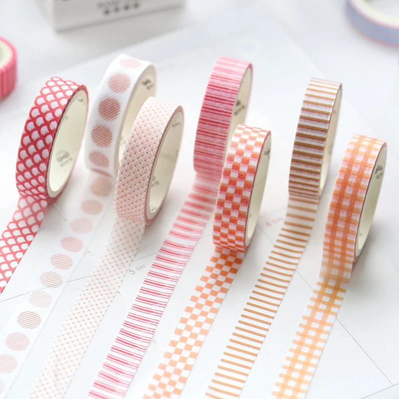5 шт./компл. печать набор декоративного скотча Васи рукоделие изоляционная лента