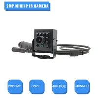 2mp 3mp ip camera 48v poe night vision mini ip camera onvif p2p security network mini camera small surveillance video camera