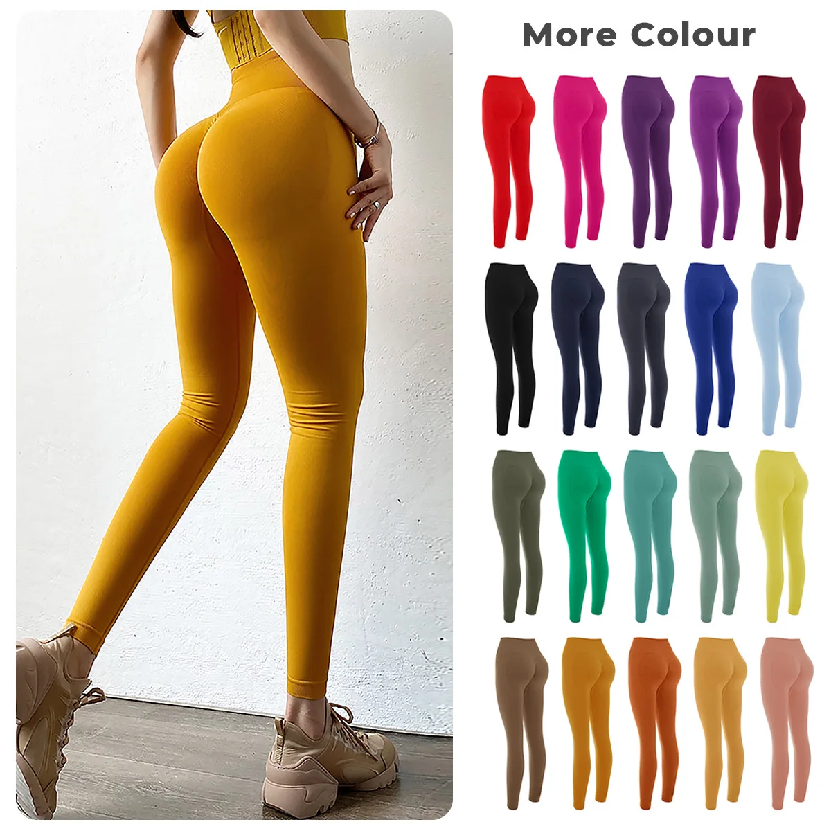 

Fitness Women Yoga Pants Seamless Gym Push Up Running Cycling Legging Hip Lift Tight Trouser High Waist Stretch Sportswear,ZF561