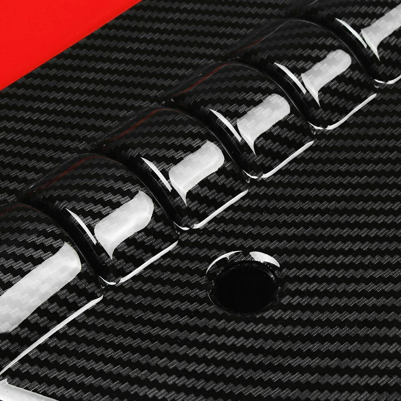 

DWCX Carbon Fiber Style Car Engine Cover Bonnet Hood Fit for Honda Civic Accord 1.5L 2018