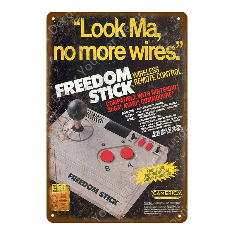 YD8093BI Кино, комикс, видео игра, Yoys Poster Play Gaming, металлические знаки, геймерская наклейка на стену для паба, бара, клуба, домашний декор, мультяшная доска, YI-162 - Цвет: YD8093BI