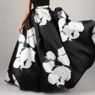 Летние женские юбки s 2021, Женская юбка с цветочным принтом в богемном стиле, Длинная пляжная юбка макси с высокой талией и карманами для вечеринки