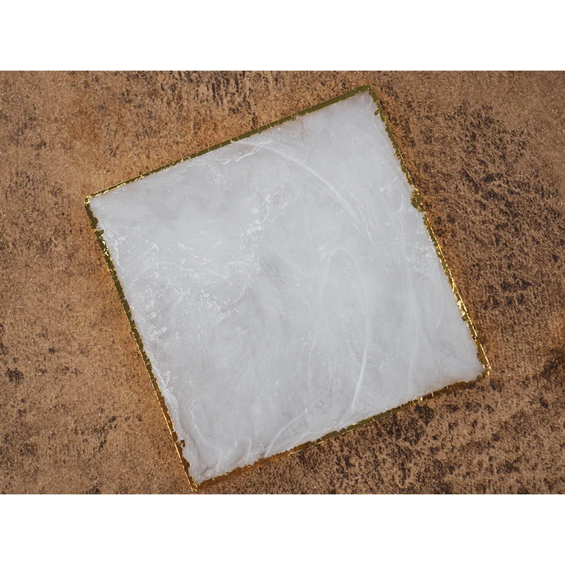 

Square Cup Coaster Epoxy Resin Mat Storage Box Silicone Molds DIY Craft Tools Handmade Home Decorative Tea Set