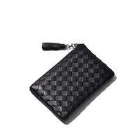 siku genuine leather purse handmade mens coin purses holders brand women wallet case