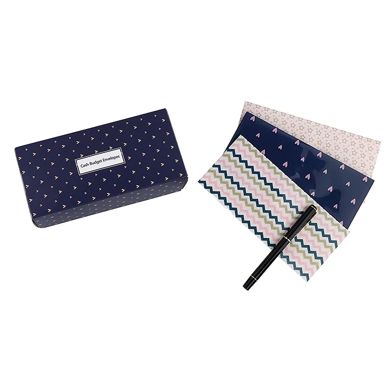 

15 Pack Cash Envelopes Coin Envelopes Set Waterproof Cash Budget Envelopes with Snap Button Budget Sheet Sticker
