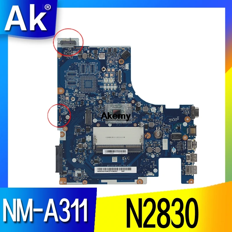 Совершенно новая ACLU9 / ACLU0 NM-A311 материнская плата для For Lenovo G50 G50-30 ноутбука с ЦП (для