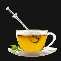 hot sales tea infuser reusable food grade stainless steel spherical pressed design mesh tea strainer for mug