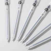 4pcslot frosted gel pen 0 5mm black reds blue ink signature pen office school writing pens