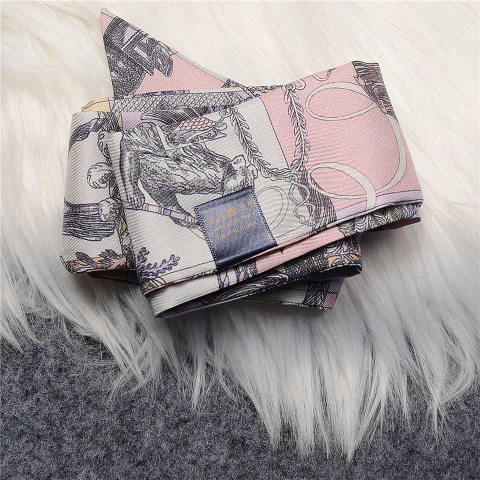 Женский брендовый шарф из натурального шелка 100% натуральный шелковый роскошный