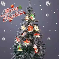 hanging decorative lights christmas tree decorations new year festoon led fairy light battery operated garland