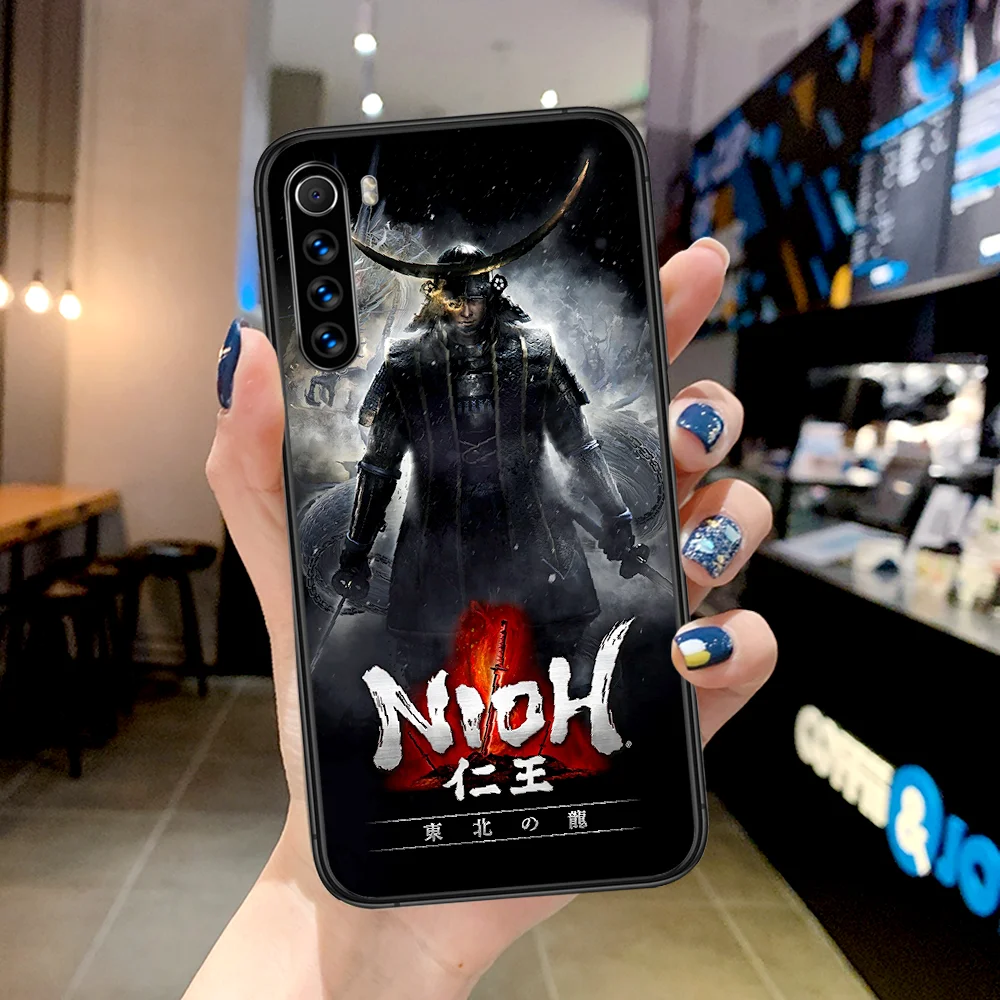 

Game Nioh 2 Phone Case For Xiaomi Redmi Note 7 8 8T 9 9S 4X 7 7A 9A K30 Pro Ultra black Funda Painting Cover Soft Waterproof