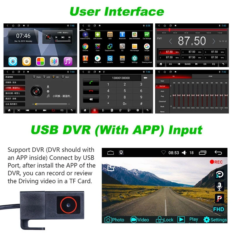 

2 Din Car Radio Android Car MultimediaPlayer Autoradio GPS Navigation for Skoda Seat Tiguan Golf Passat B6 B7