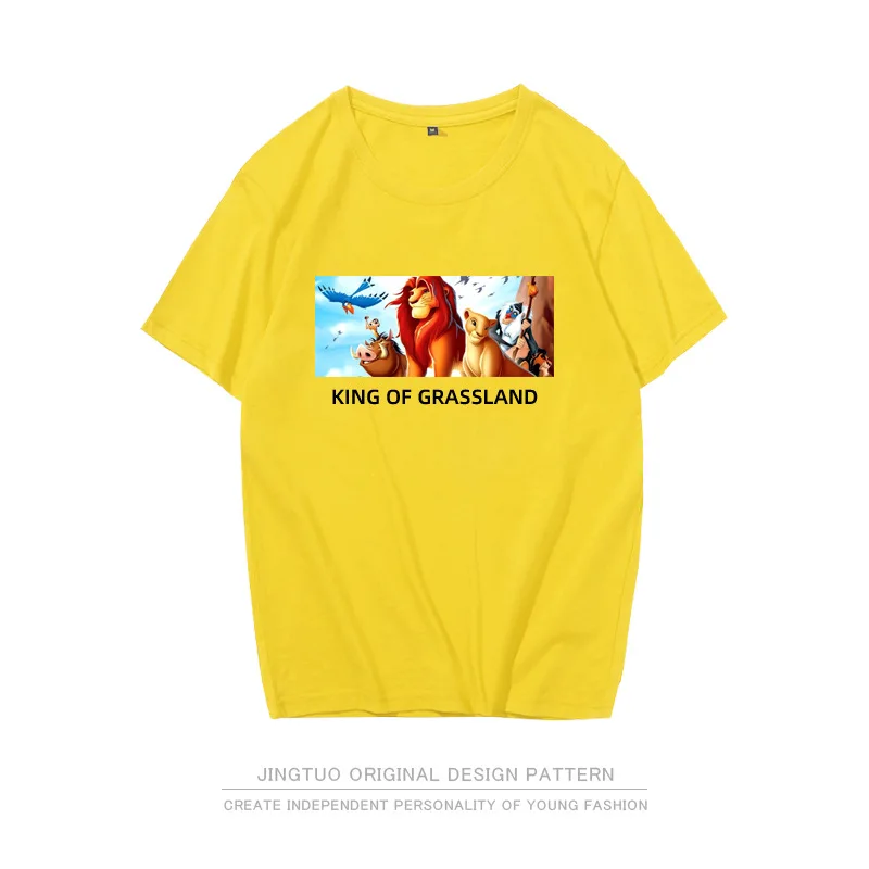 

Disney 2021 Lion King Simba T-shirt short sleeve 3D printed cartoon cute Harajuku T-shirt netflix aliexpress france funko pop