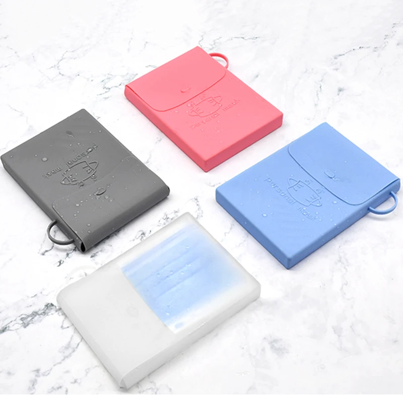 Высококачественная складная сумка для хранения силиконовых масок десять