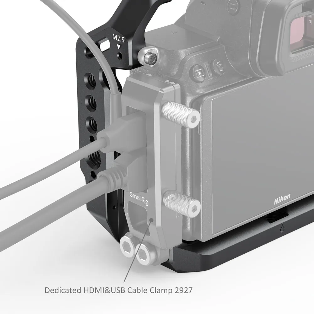 SmallRig клетка для камеры Nikon Z5/Z6/Z7 Dslr с холодным башмаком и рейкой NATO микрофона DIY