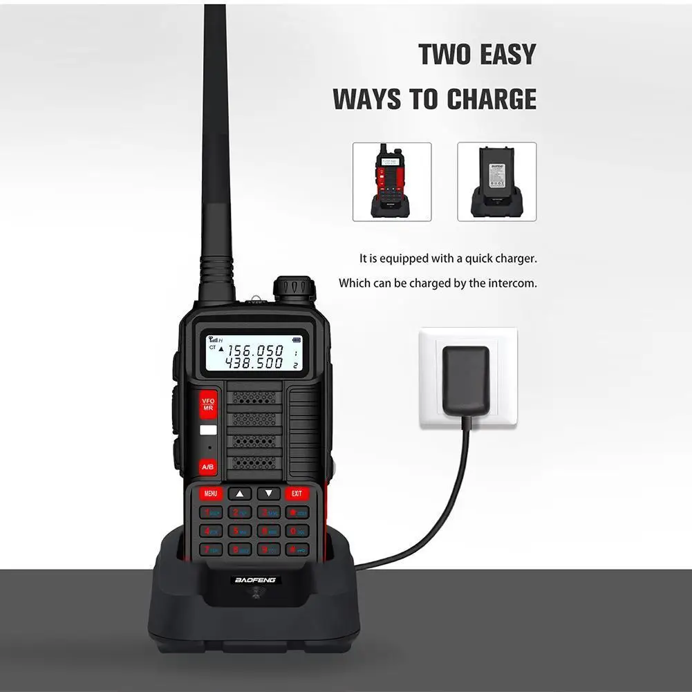 

Baofeng UV 10R Professional Walkie Talkies High Power 10W Dual Band 2 way CB Ham Radio hf Transceiver BF UV-10R New