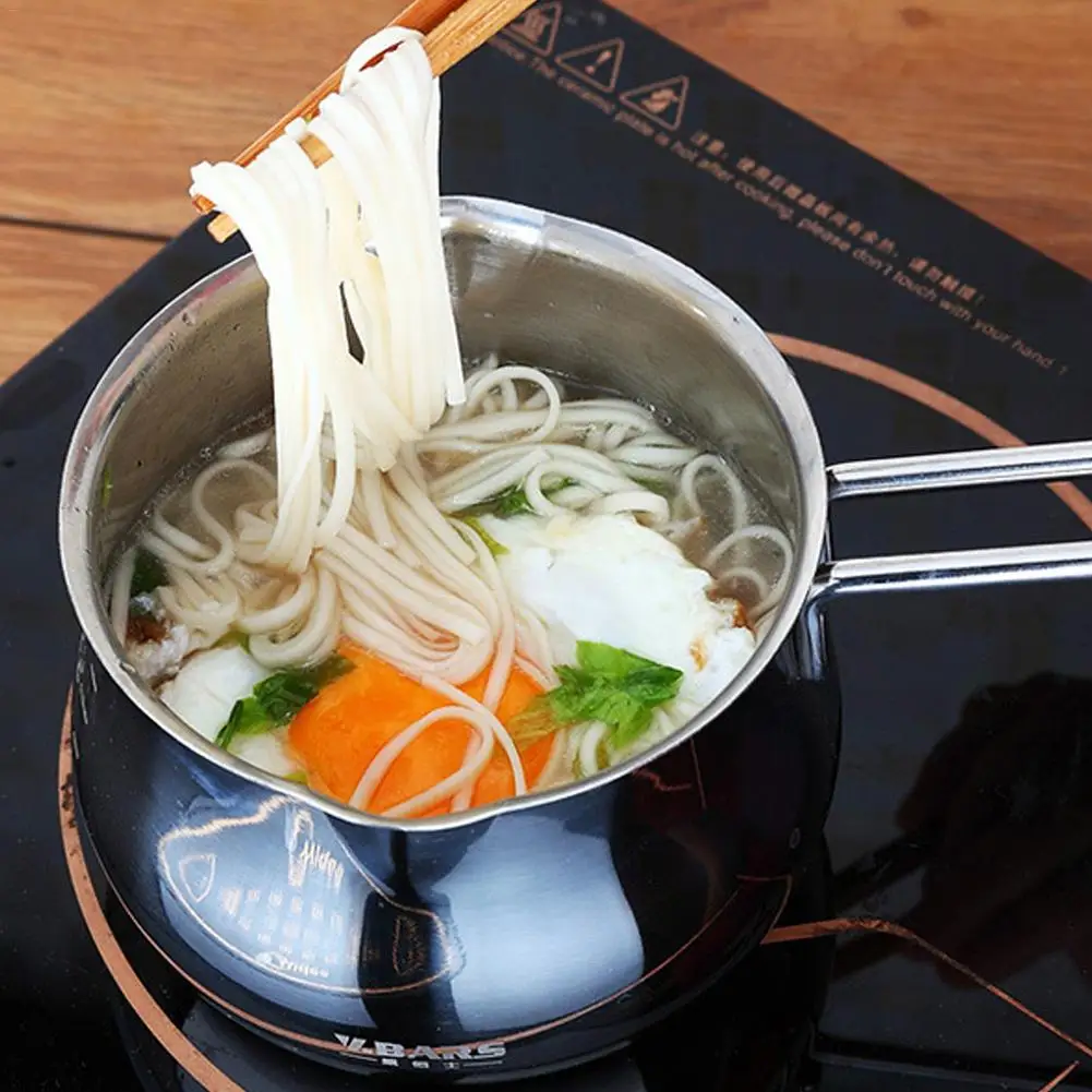 Кастрюля из нержавеющей стали для подогрева молока без крышки инструмент таяния