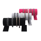 11*30 см Корейская бархатная повязка на голову подставка на голову обруч заколка для волос головной убор Органайзер держатель для ювелирных украшений съемная полка