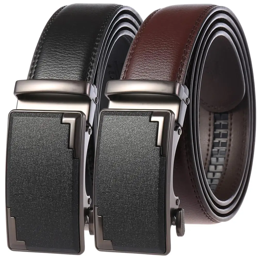 Famous 2019 New Men's Belt Brand Designer Belt Men Top Sale Ceinture Genuine Leather Strap Automatic Buckle Men Cowhide Belt