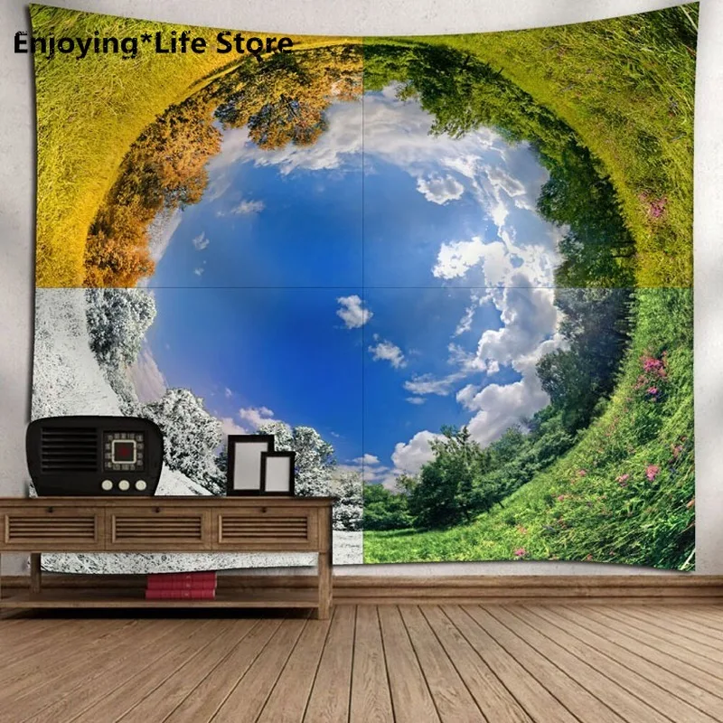 

New Living Room Tapestry Wall Fabric Digital Printing Home Tapestry Wall Hanging Wall Home Decor
