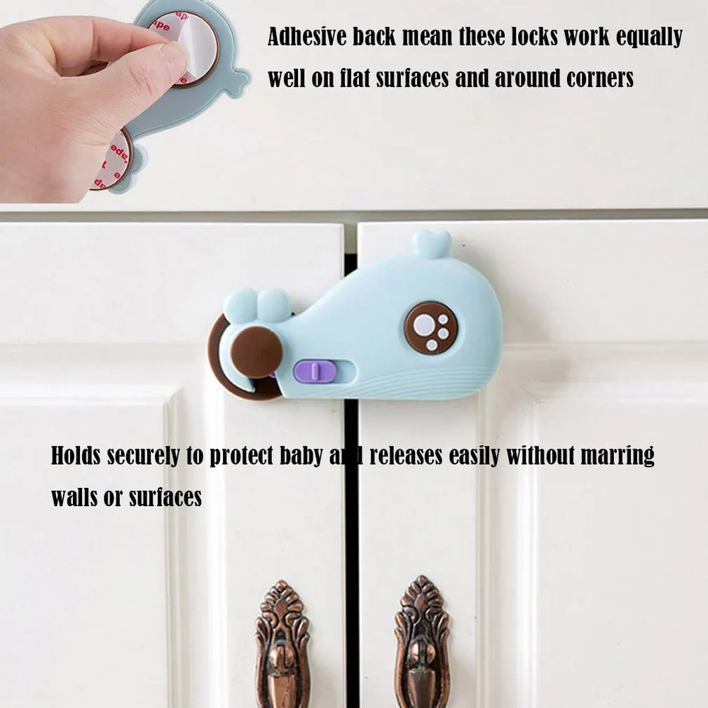 

Hot! 1 pc Drawer Door Cabinet Cupboard Toilet Safety Locks Baby Kids Safety Care Plastic Locks Straps for Infant Baby Protection