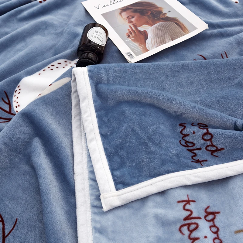 Одеяла с оленями Мультяшные стеганые одеяла двойные Полноразмерные королевские