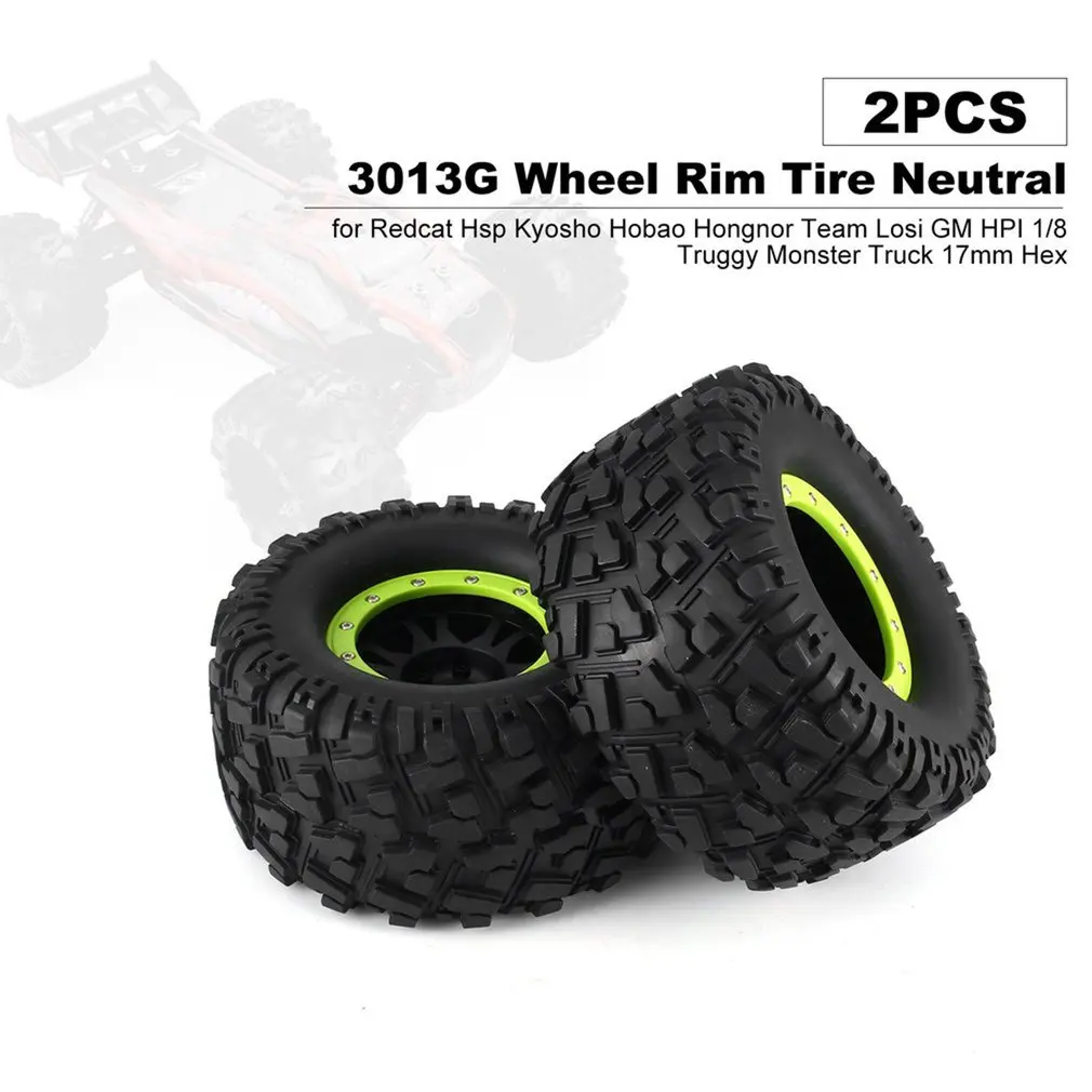 Колесные диски для Redcat Hsp 1/8 Truggy Monster Truck 17 мм Hex RC, 2 шт., запасные части для моделей автомобилей, аксессуары
