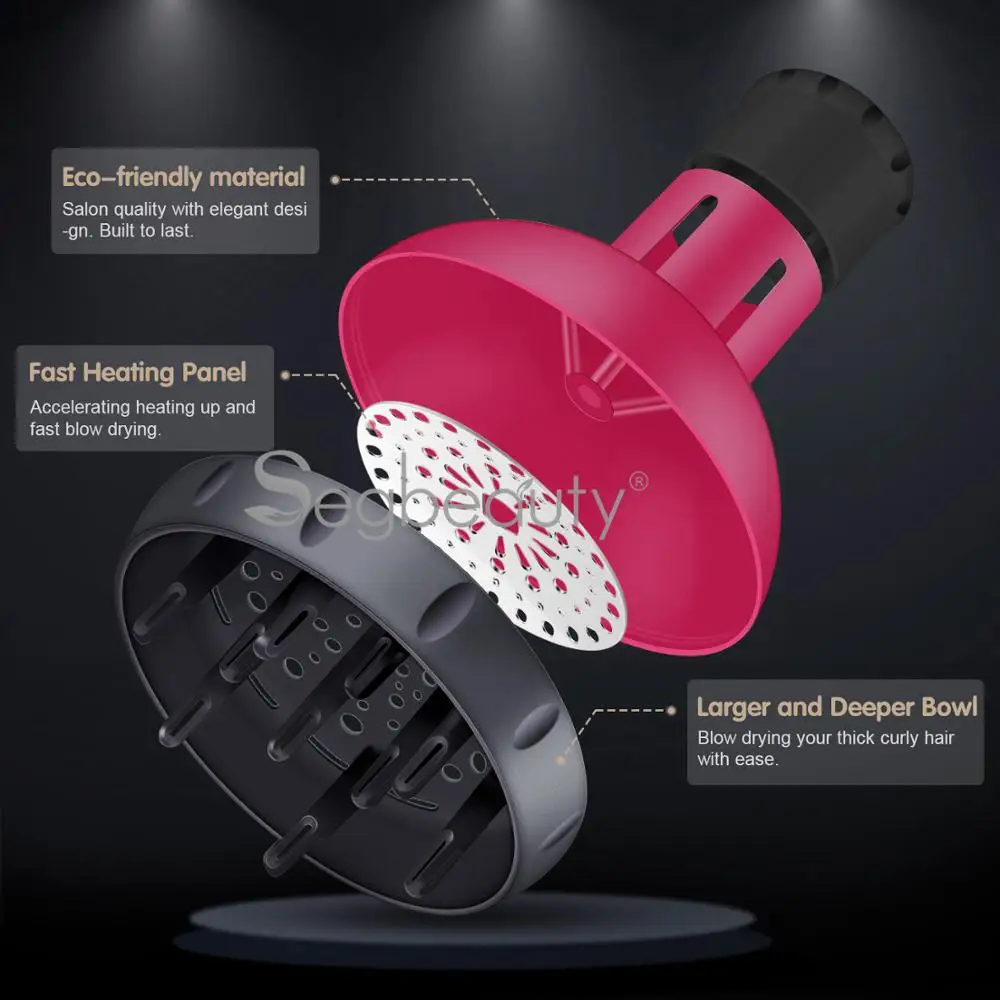 Профессиональный рассеиватель для волос Segbeauty аксессуар укладки